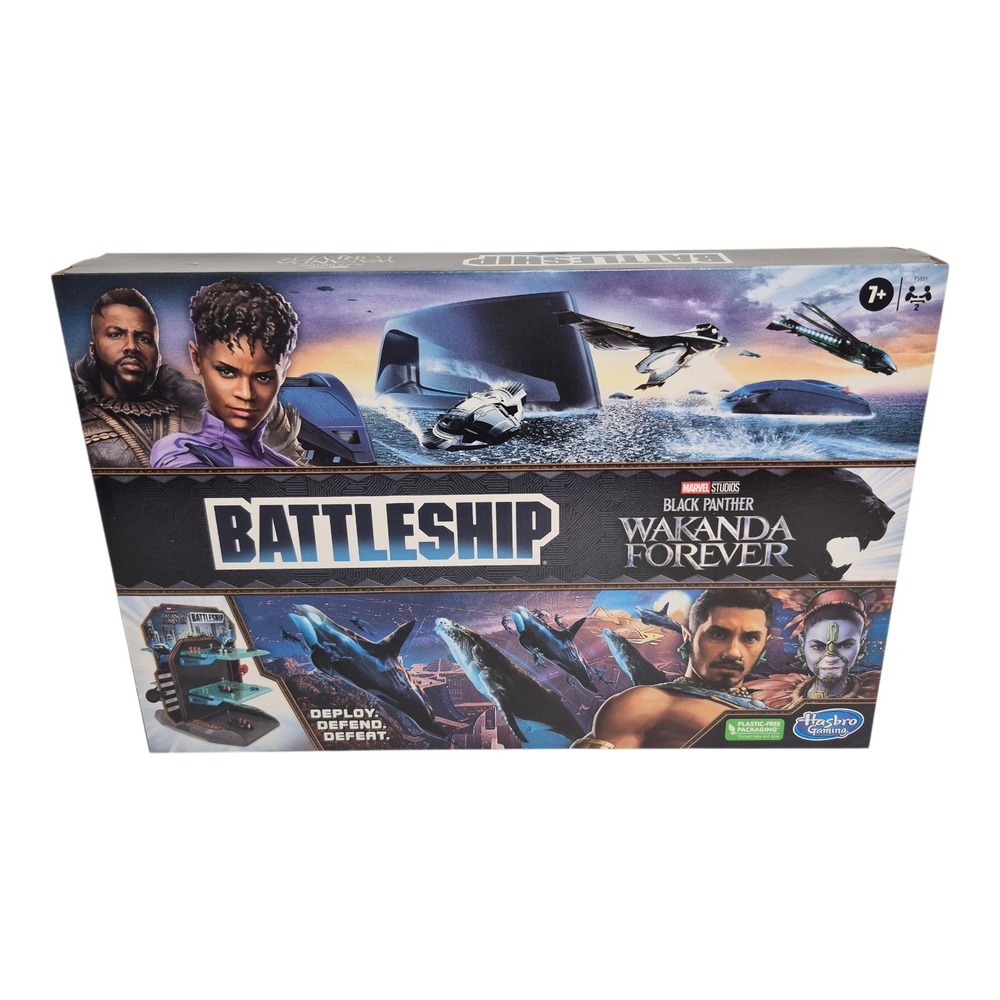 Hasbro Battleship Black Panther Wakanda Forever Marvel Strategy Game Multi-Color